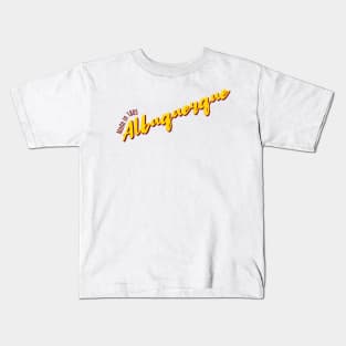 Albuquerque in 1885 Kids T-Shirt